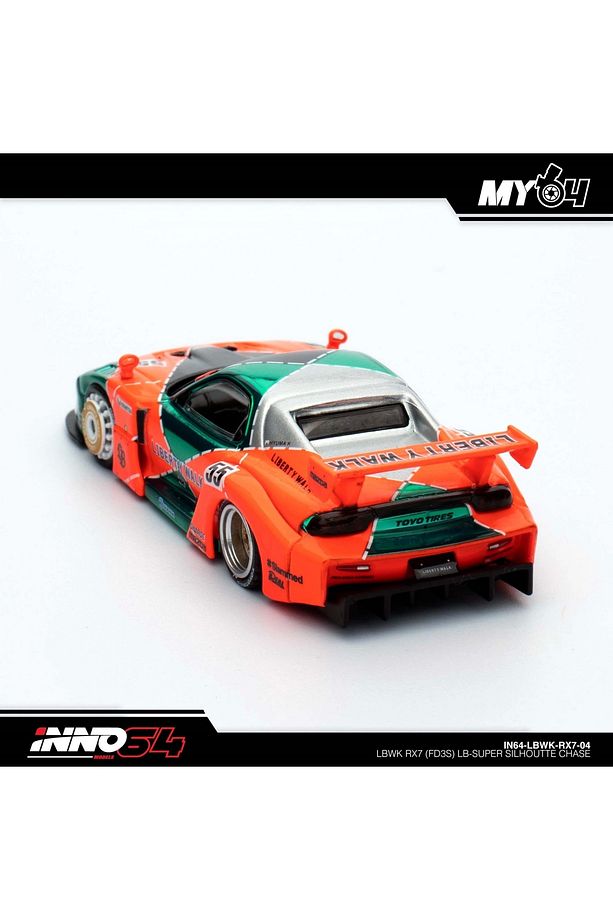 1:64 INNO64 LBWK RX7 (FD3S) LB-Super CHASE - 5