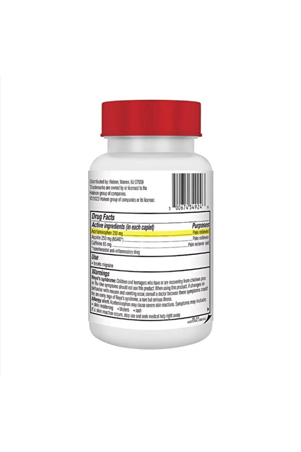 edrin Migraine Relief 300 Caplets - 2