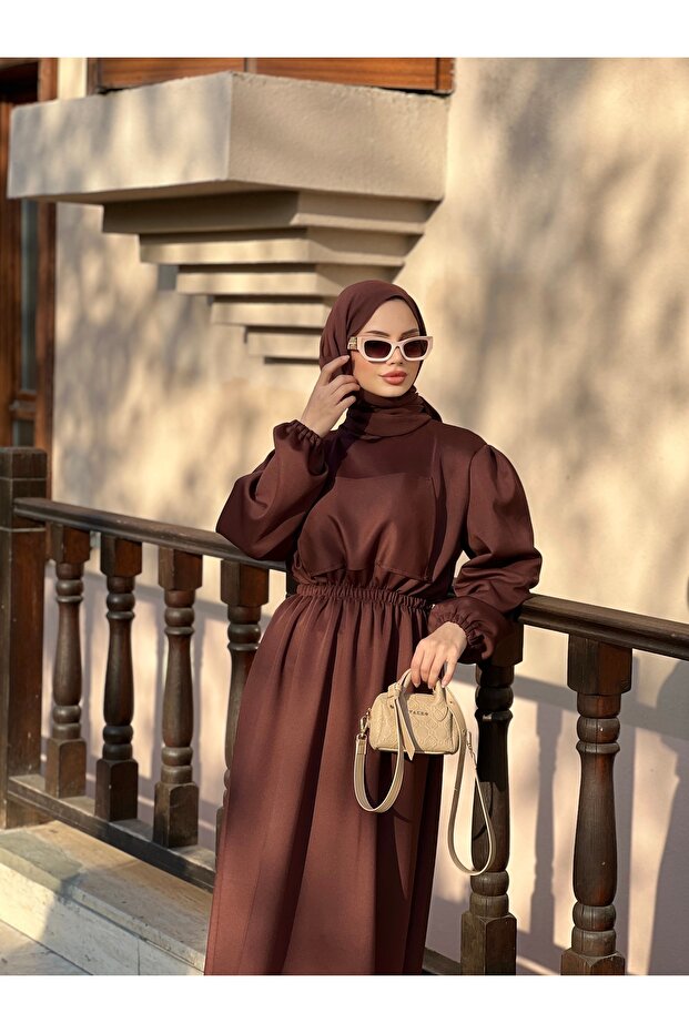 Tesettür Elbise - 5