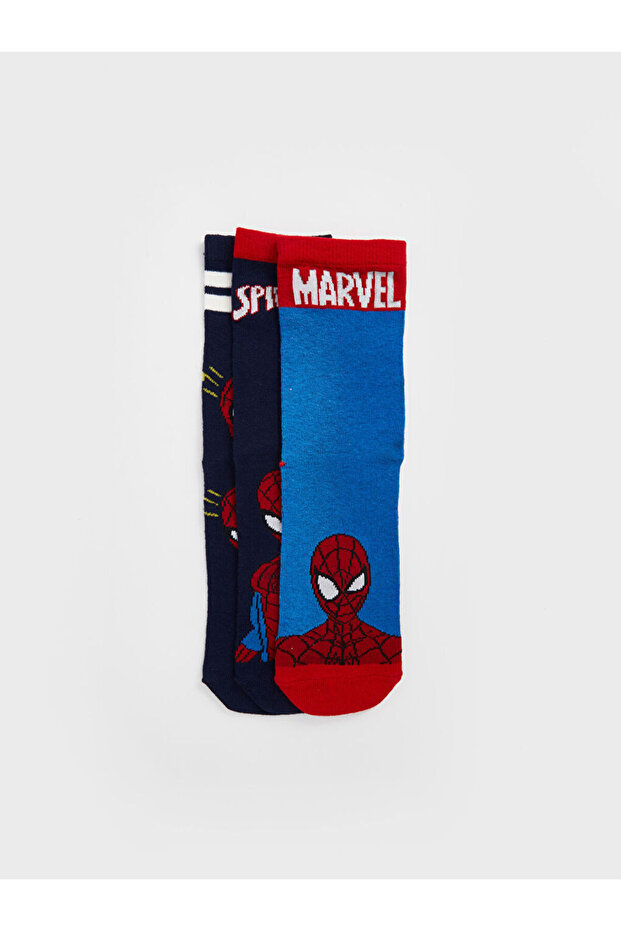 Sparkling Choices from Shining Store |   Spider-Man Patterned Boys' Socks 3-Piece Set - 2