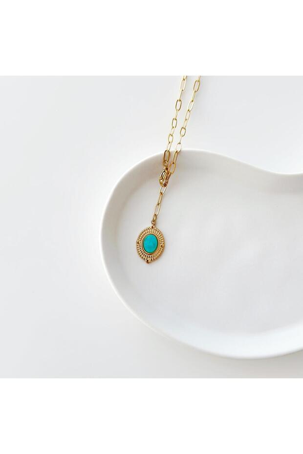 Glint gold Çelik Kolye - 1