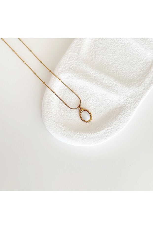 Pico gold Çelik Kolye - 2