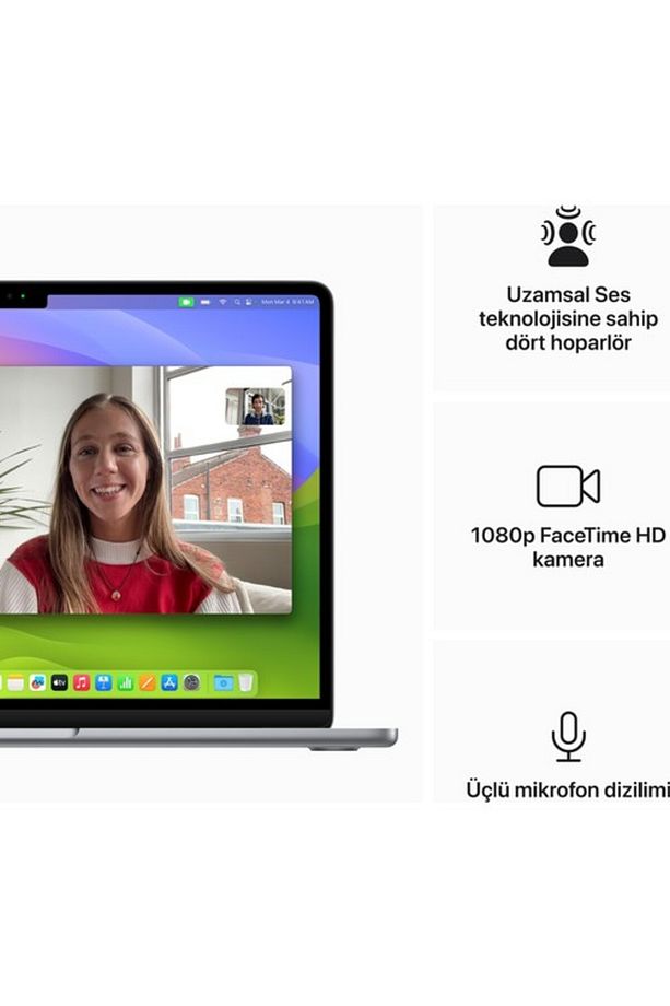 13-inch MacBook Air: Apple M3 chip with 8-core CPU and 10-core GPU, 8GB, 512GB SSD - Space Grey - 6