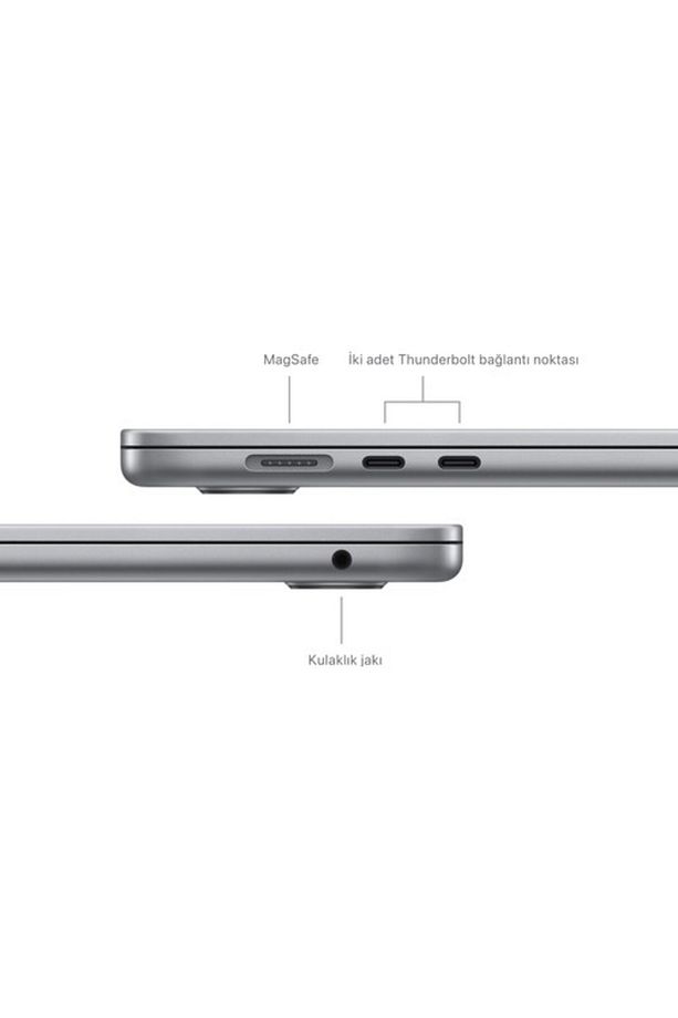 Macbook Air M3 Çip 8gb 256gb Ssd Macos 15" Taşınabilir Bilgisayar Uzay Grisi Mrym3tu/a - 7