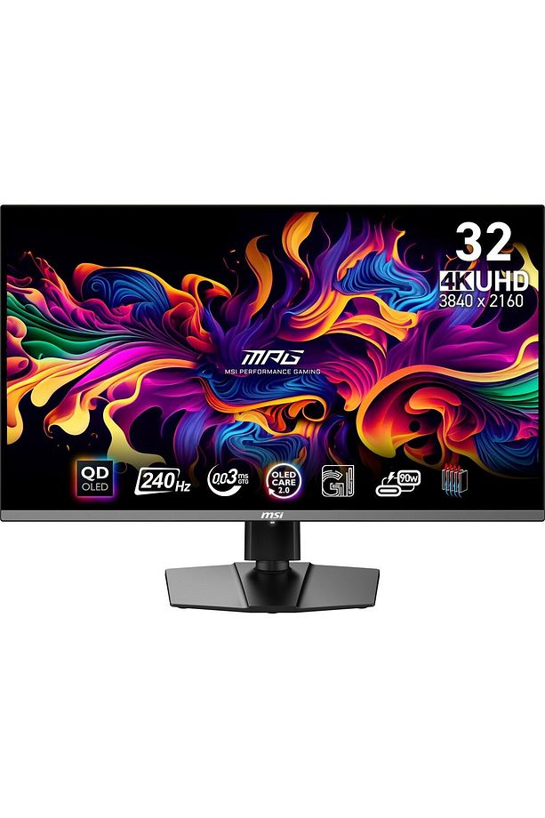 MPG 321URX QD-OLED 31.5 inç 240 Hz 0.03ms 4K UHD FreeSync Premium Pro Pivot Gaming Monitör - 1