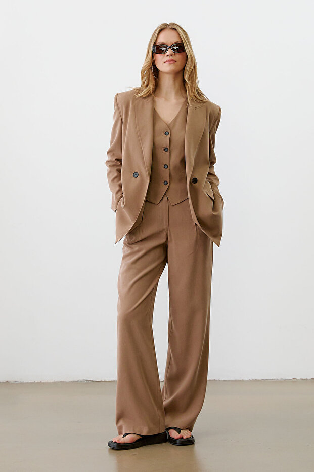 Kruvaze Oversize Ceket - 2