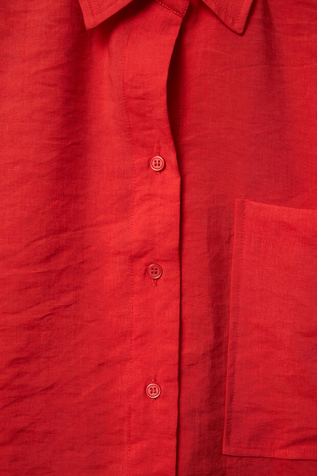 Apoletli Oversize Gömlek - 7