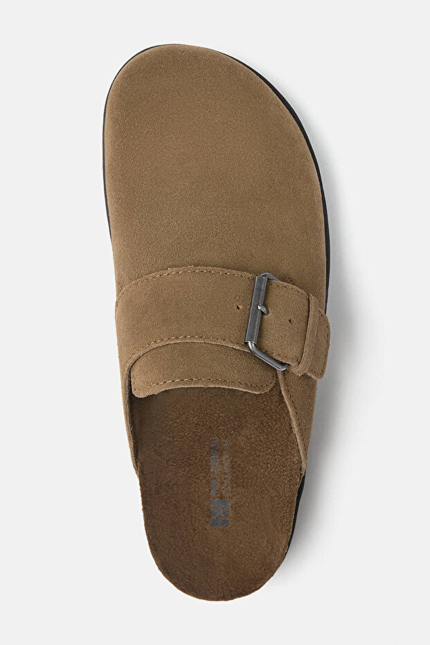 Tokalı deri clogs - 3