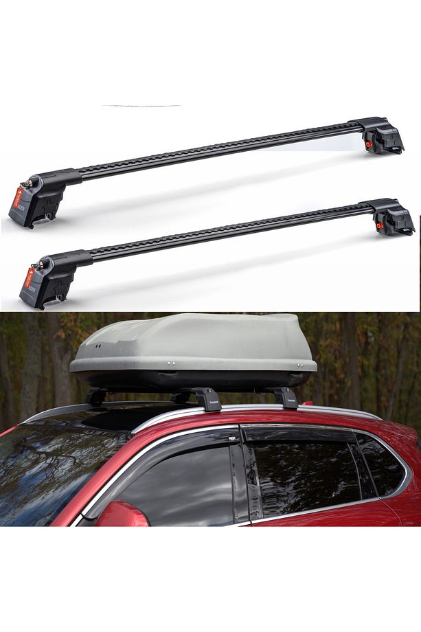 TOGG T10X 2023-Sonrası TRX2 Thunder Carrier Kilitli Ara Atkı Taşıyıcı Tavan Barı Siyah - 1