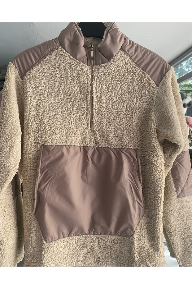 KADIN PELUŞ SWEATSHIRT - 1