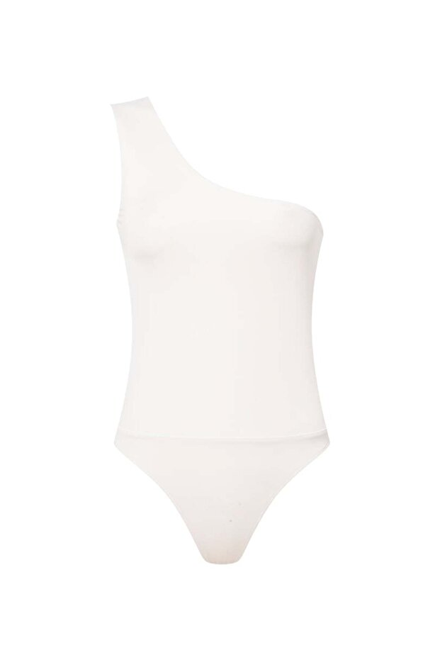 Tek Omuz Body - Ekru - 4