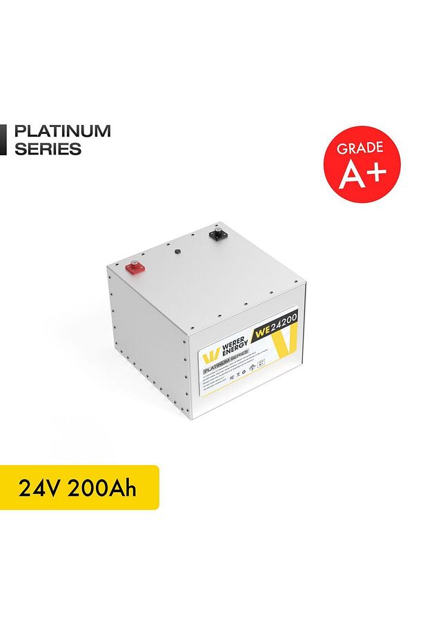 24V 200Ah LiFePO4 Platinum Series Bluetooth'lu Lityum Demir Fosfat Akü - 4