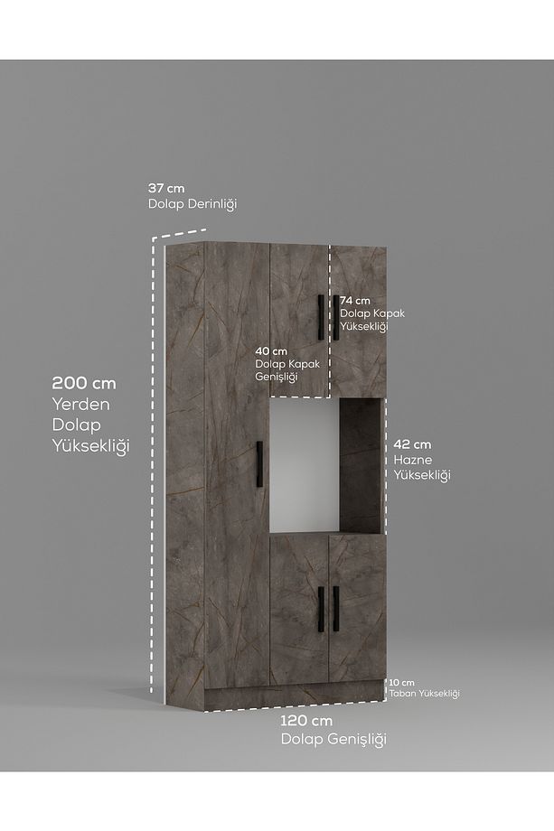 ATLAS Çok Amaçlı Dolap mutfak banyo balkon ' da kullanılabilir - 6