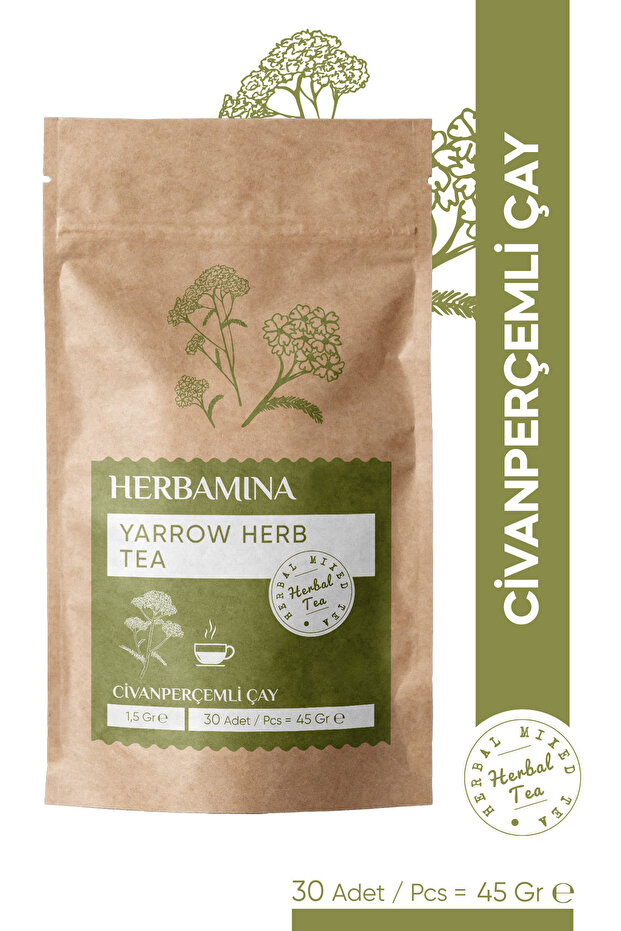شاي الأعشاب المختلطة (شاي الأعشاب YARROW) 1.5 جرام × 30 ساشيت