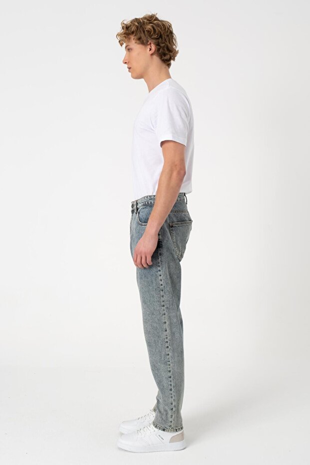 بنطلون جينز أزرق ثلجي من بنما - 4