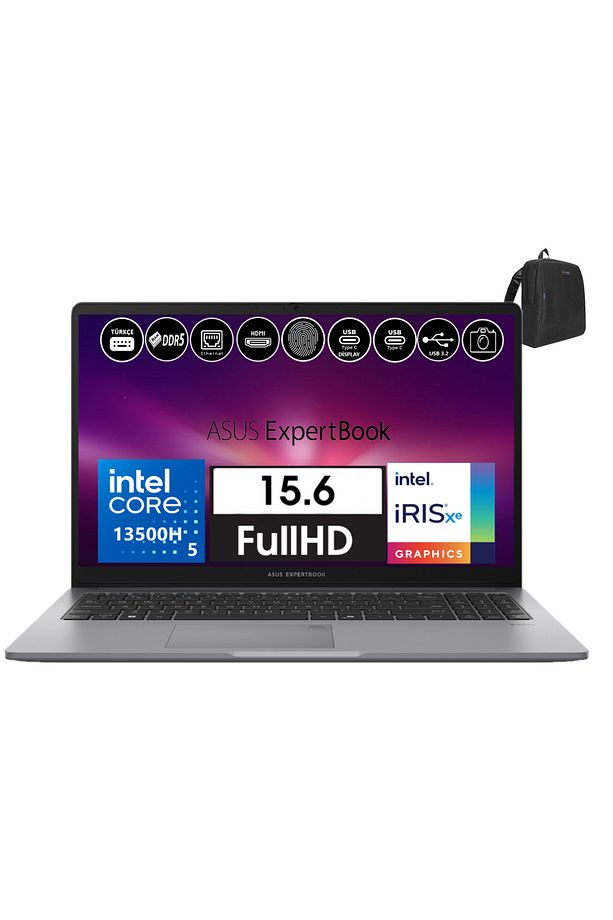 Expertbook P1 P1503 I5-13500H 8gb Ddr5 512GB SSD Freedos 15.6 Fhd EXP1503CVAI58512S0D02 - 1
