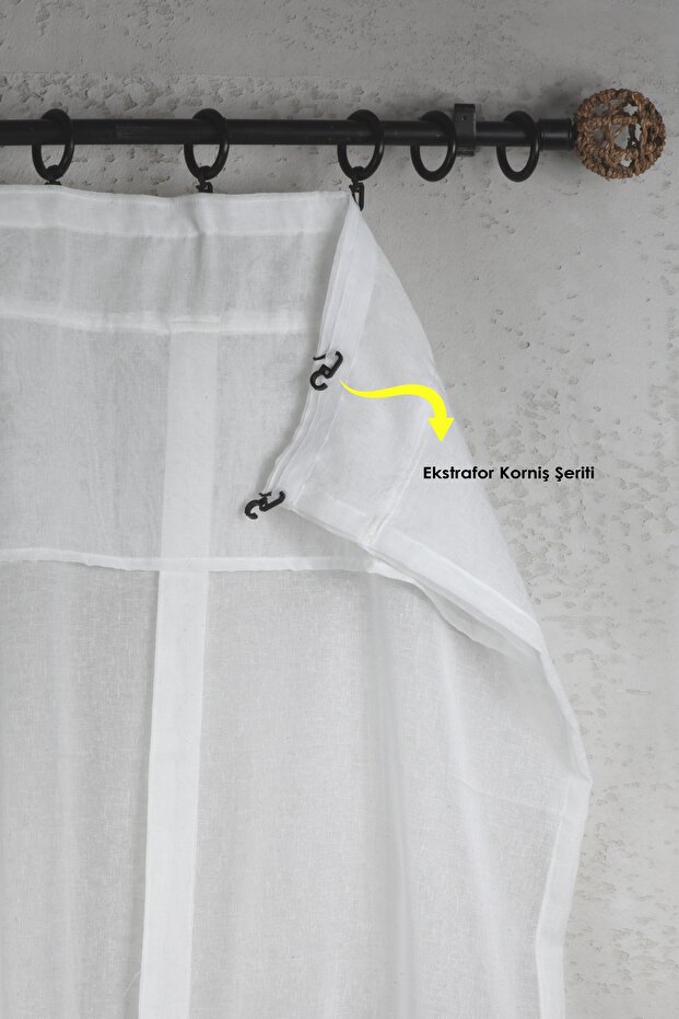 Potlu Keten Tül Perde - 7