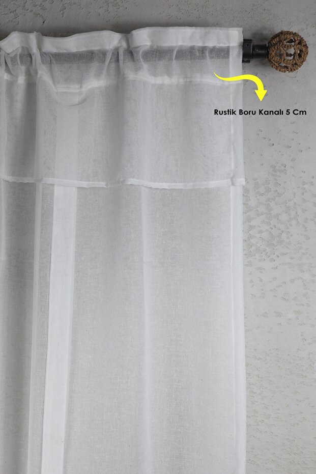 Potlu Keten Tül Perde - 5