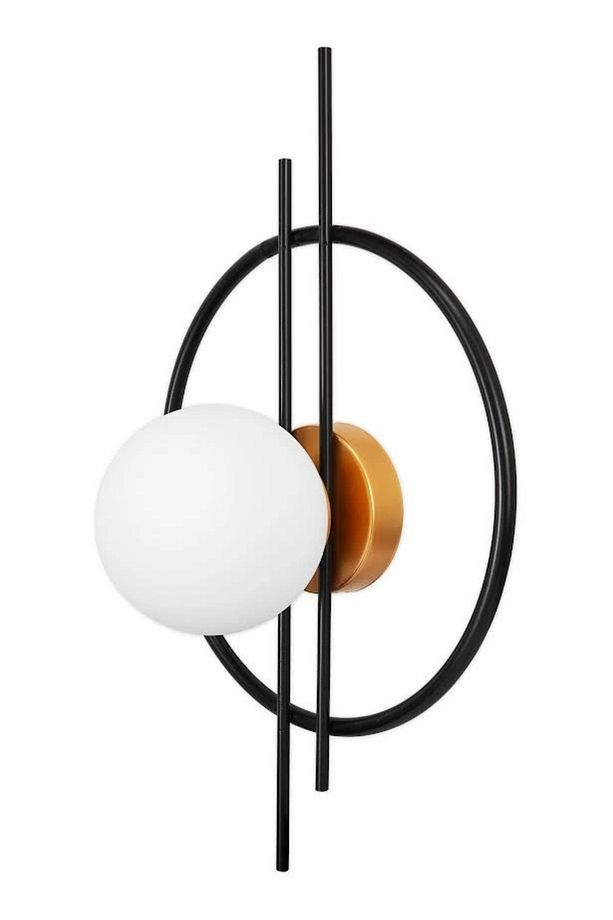Glop Camlı Modern Ampullü Aplik Iç Mekan Aplik Ve Led Aplik - 3