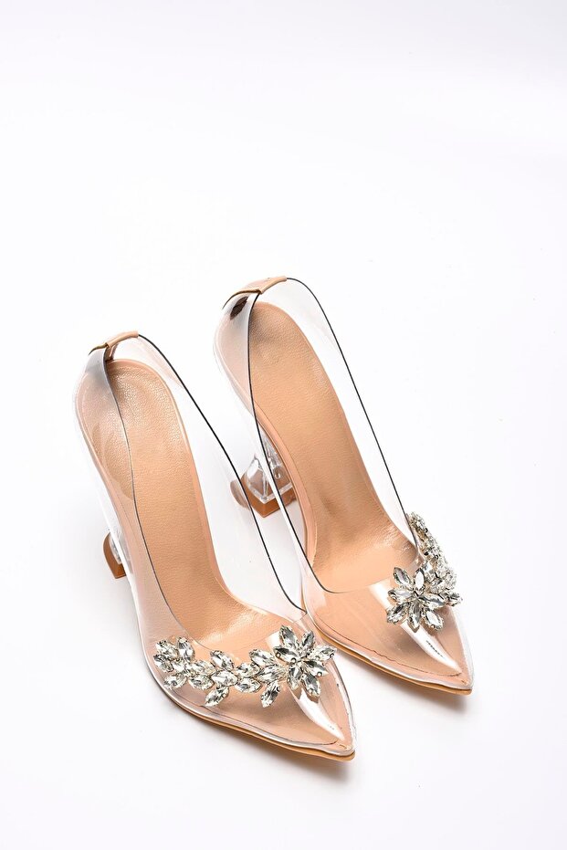 Princess Ten Transparent Stone Γυναικεία παπούτσια με τακούνι - 11cm Byndprs01 - 5