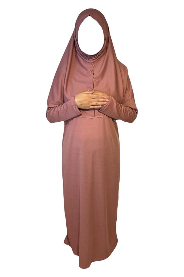 Kız Çocuk Tek Parça Namaz Elbisesi - 7