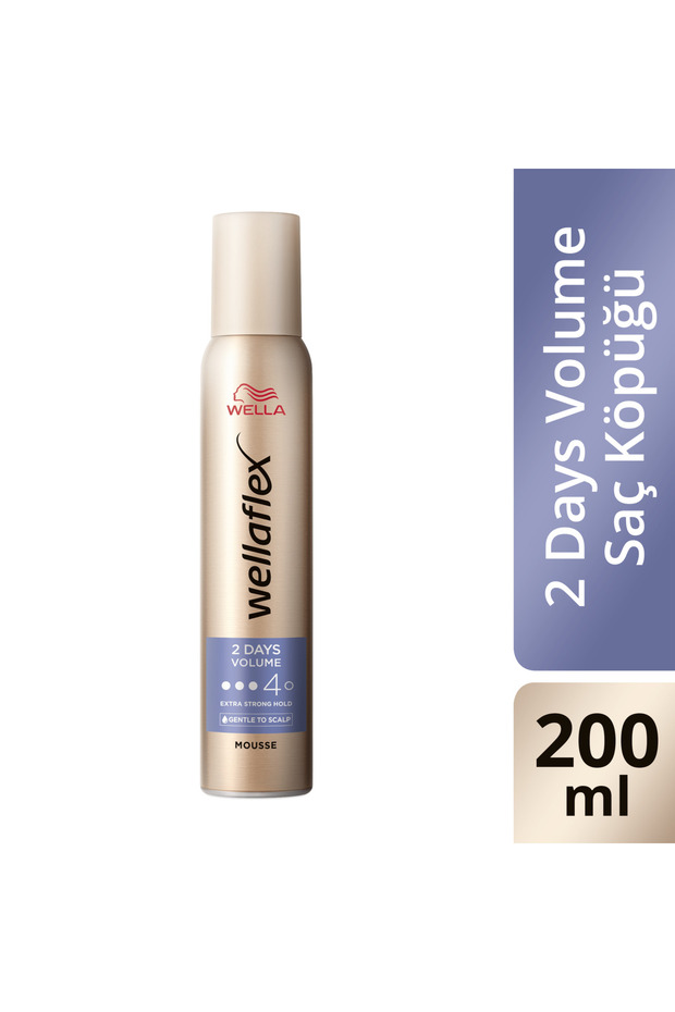 Wella Wellaflex 2 Days Volume 2 Gün Boyunca Hacim Veren Saç Köpüğü Extra Strong Hold 200 ML - 4/5 Hold