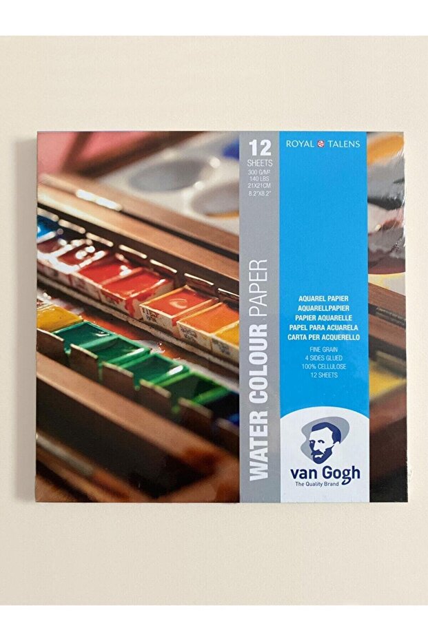 Van Gogh Watercolor Block 300Gr 21X21 12Yp