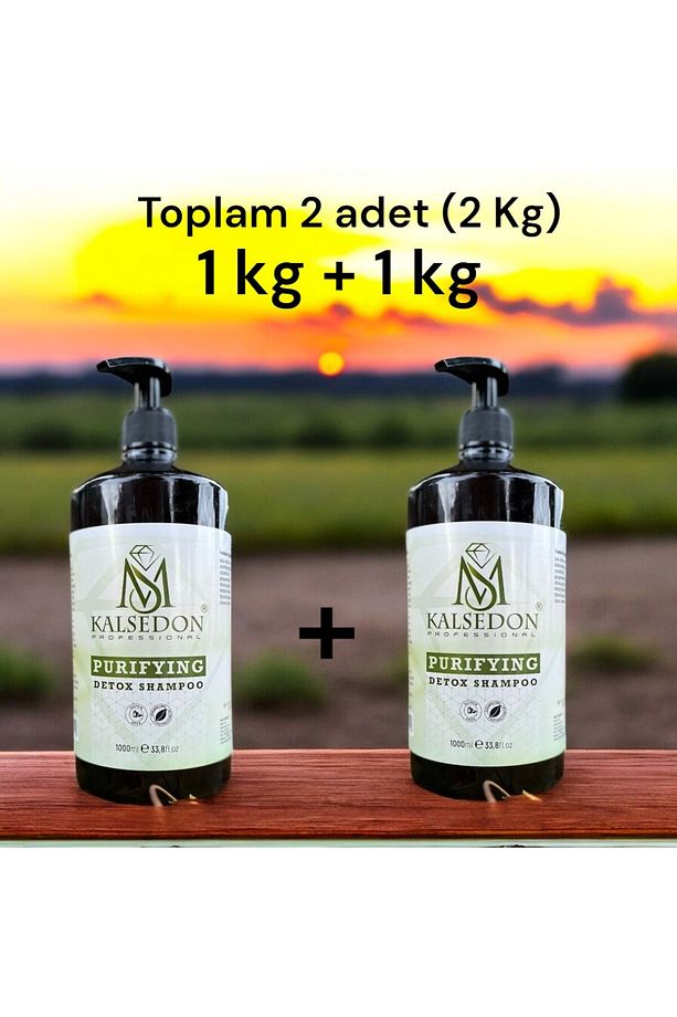 Kalsedon Purifying Arındıcı Detox Şampuan 1000ml ( 2 Adet) - 1