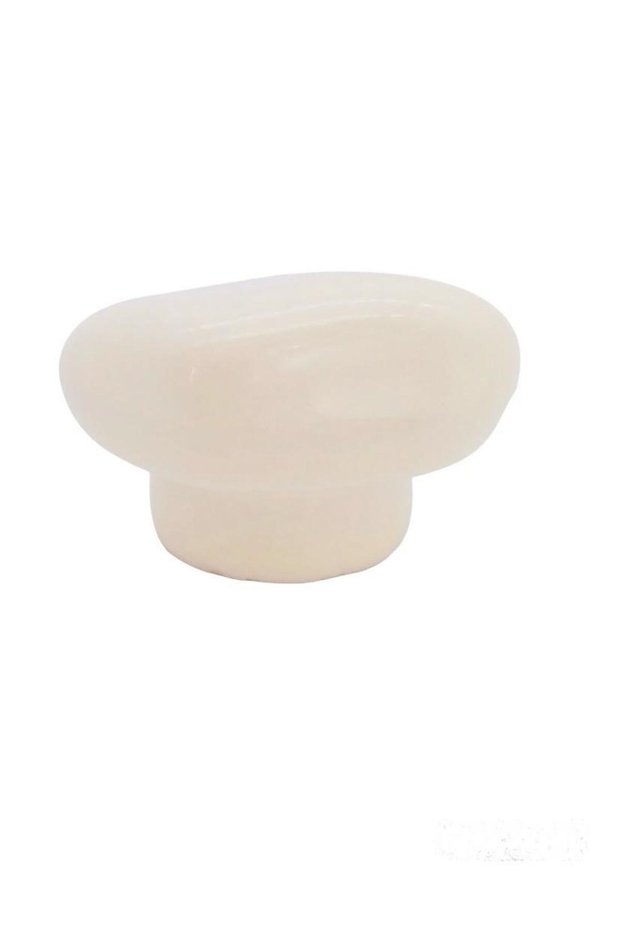 Cream-Porcelain Handle Handle Cabinet Drawer Furniture Bathroom Kitchen Child Handle Handle Stone Button - Stk0121