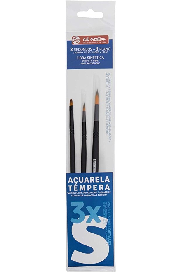 Art creation 3-piece watercolor brush set (small) - s