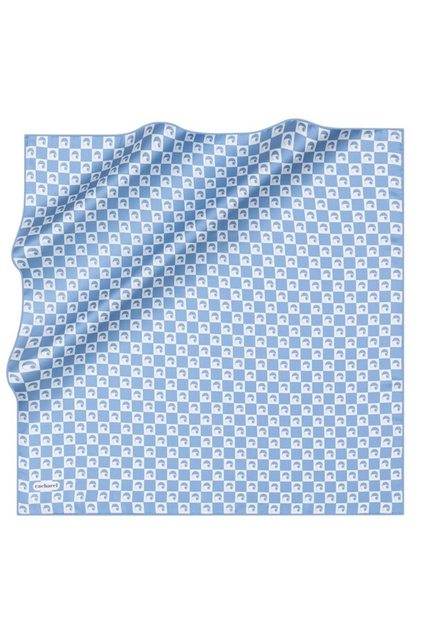 Silk Scarf - 8888313-922 Blue