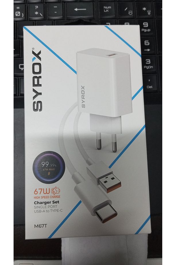 M67T Single USB-A Port High Speed Charger Adapter & Type-C Cable 67 WATT Mİ TURBO YÜKSEK HIZLI ŞARJ - 2