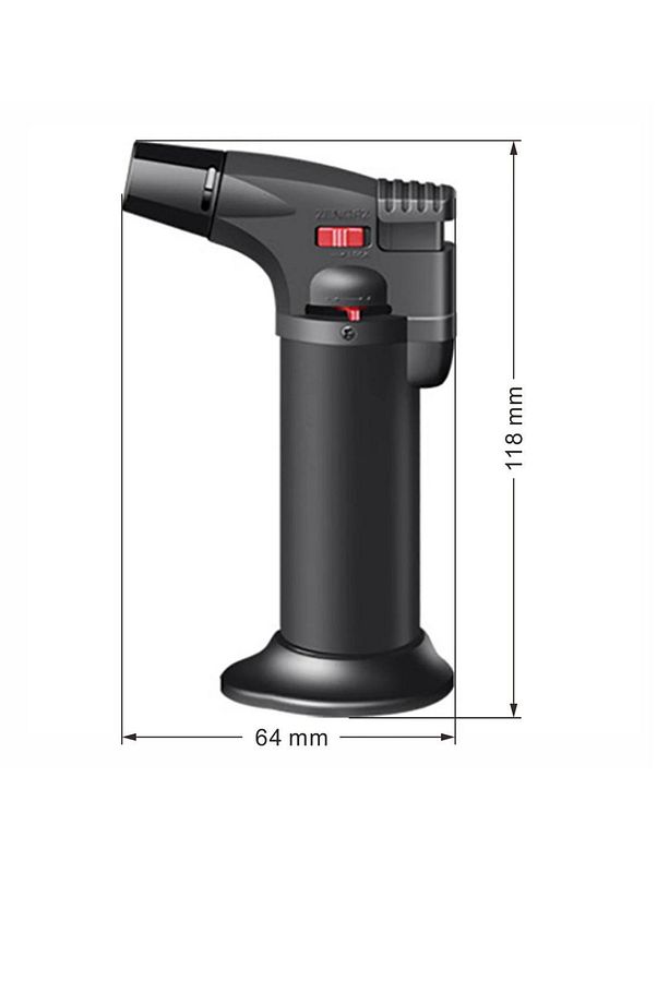 12 CM Kendinden Tüplü Lüks Tasarım Pürmüz Torch Çakmak - 3