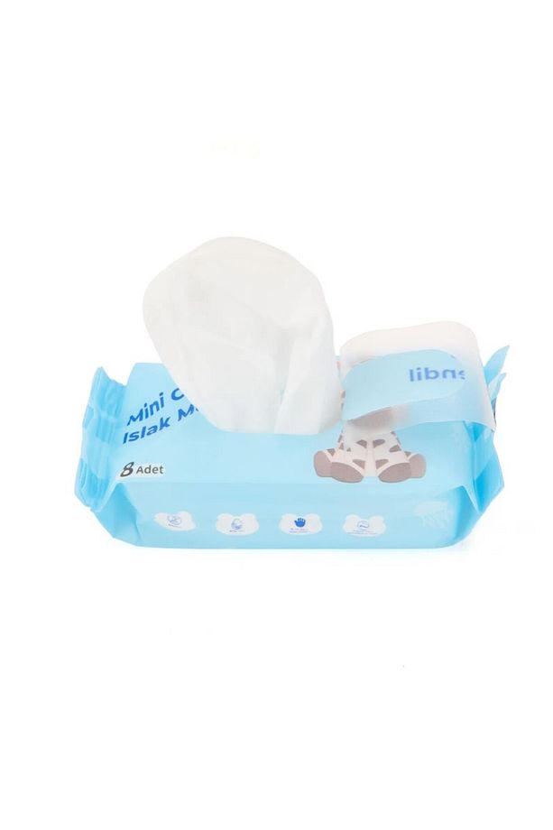Zebra Mavi Mini Cep Islak Mendil - 3