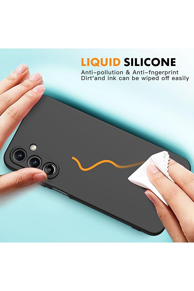 Samsung Galaxy A16 Case Camera Protected Soft Color Matte Silicone + 9H Screen Protective Glass 2in1 Set - 4