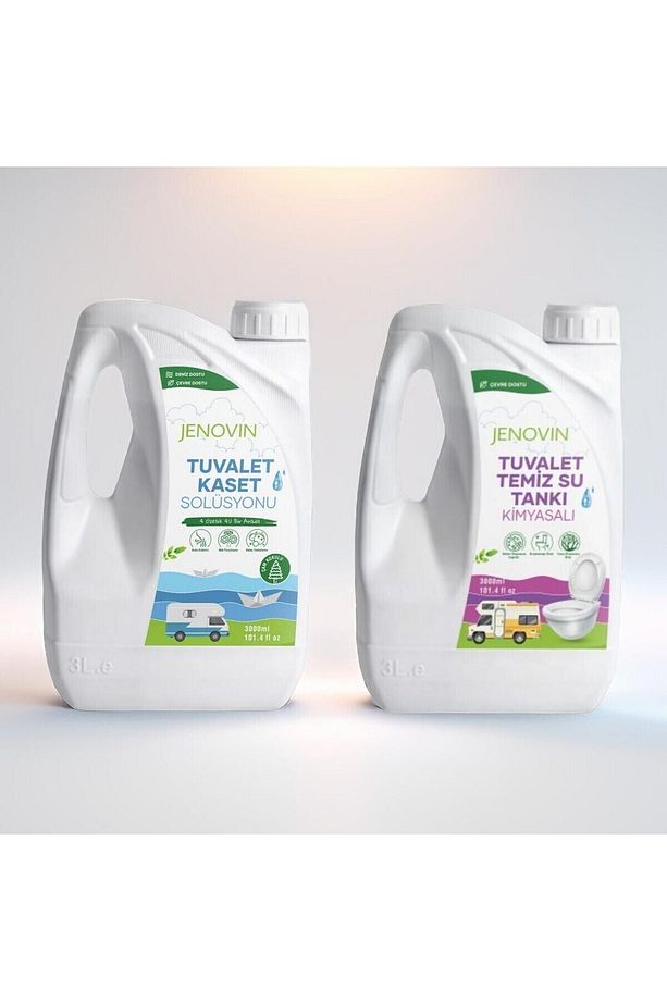 Sifon Temizliği Karavan & Tekne Kasetli Ve Portatif Tuvalet Wc Atık Kimyasalları Çam Kokulu 3l - 5
