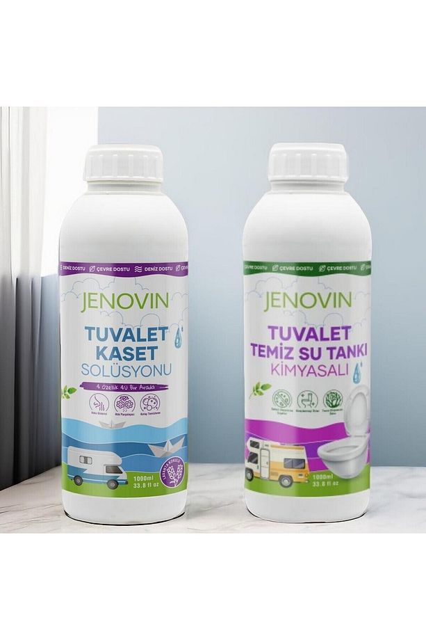 Sifon Temizliği Karavan & Tekne Kasetli Ve Portatif Tuvalet Wc Atık Kimyasalları Lavanta Kokulu 1l - 5