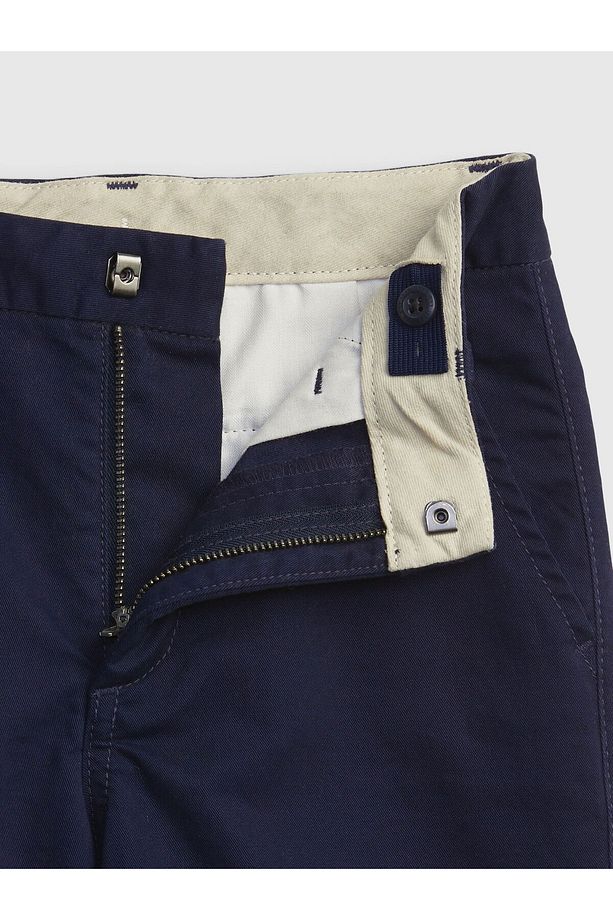 Erkek Çocuk Lacivert Cepli Uniform Bermuda Washwell™ Şort - 5