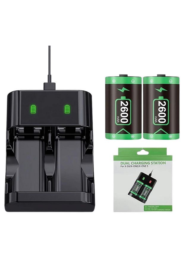 Xbox Series S Ve X / X-one Ve S Controller Dual Charging Station, Çoklu 2600 Mah 2 Adet B - 1