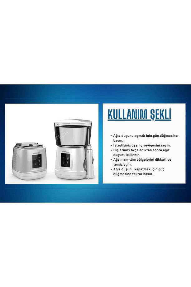 Wp-v700plus-w Water Flosser Profesyonel, Masajlı, 1000ml Diş/protez Bakım Ve Ağız Duşu Be - 6