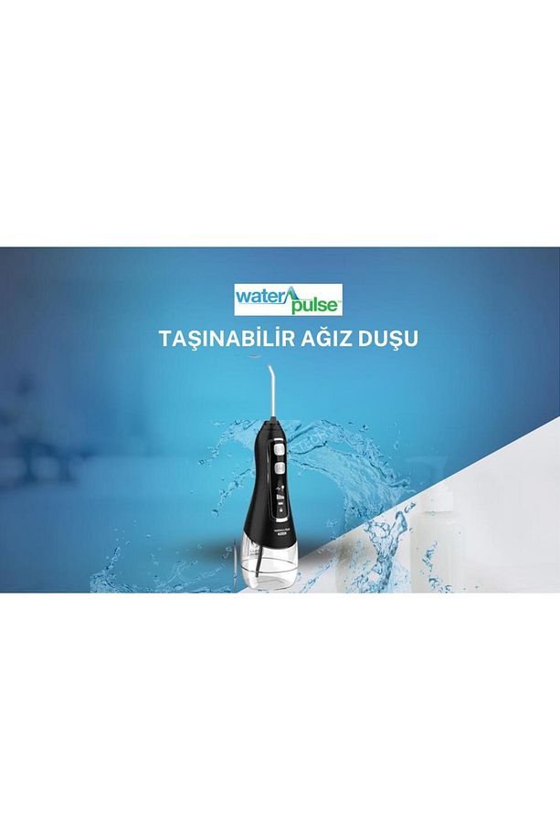 Kablosuz Pro V580 Water Flosser 320ml Taşınabilir Diş/protez Bakım Ve Ağız Duşu Siyah - 2