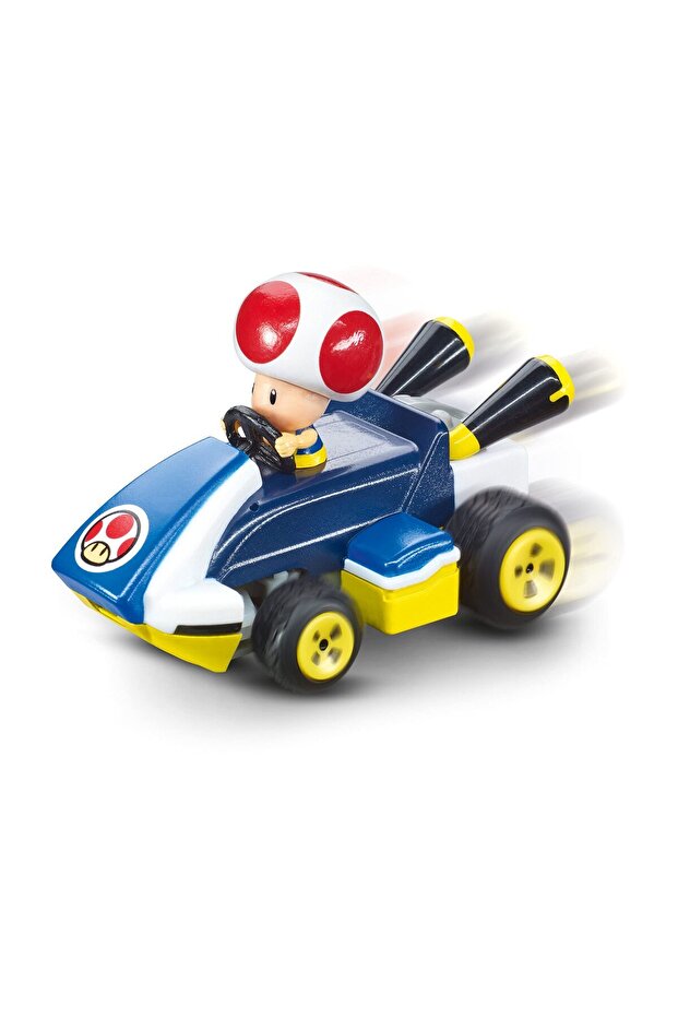 RC 2.4GHz Mario Kart Mini RC, Toad | Remote Control Toy for Kids | Fun Racing Action