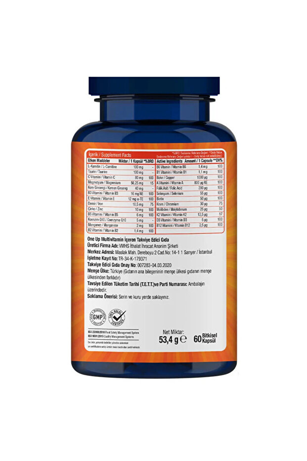 Multivitamin Enerji 60 Kapsül - 3