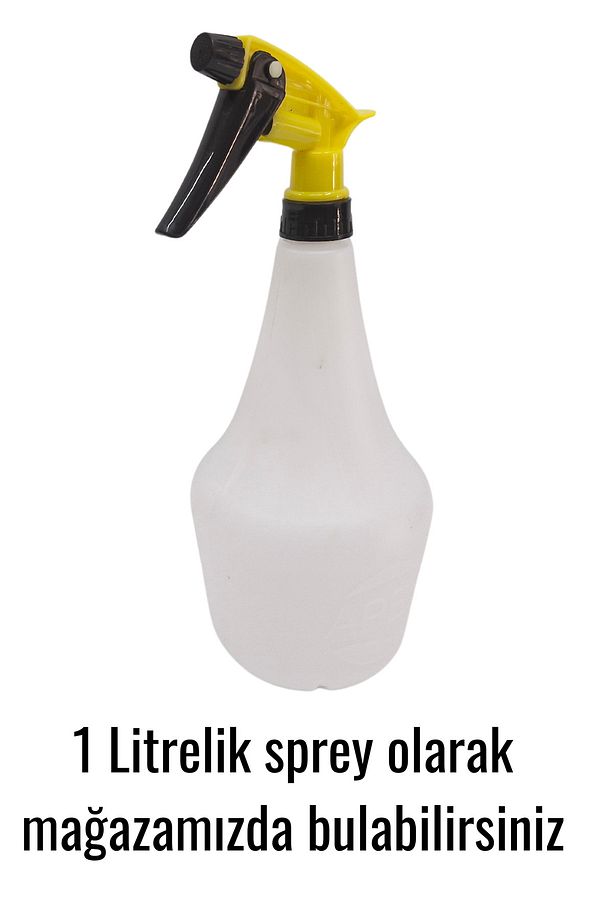 Kimyasala Dayanıklı Triger Sprey Başlık - Sarı, Fısfıs Sprey Başlığı 1 Lt Uyumlu 10 Adet - 5