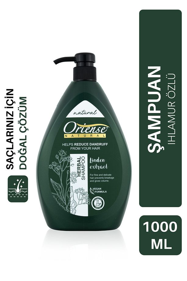 Natural 1000ml Herbal Şampuan Ihlamur özü - 1