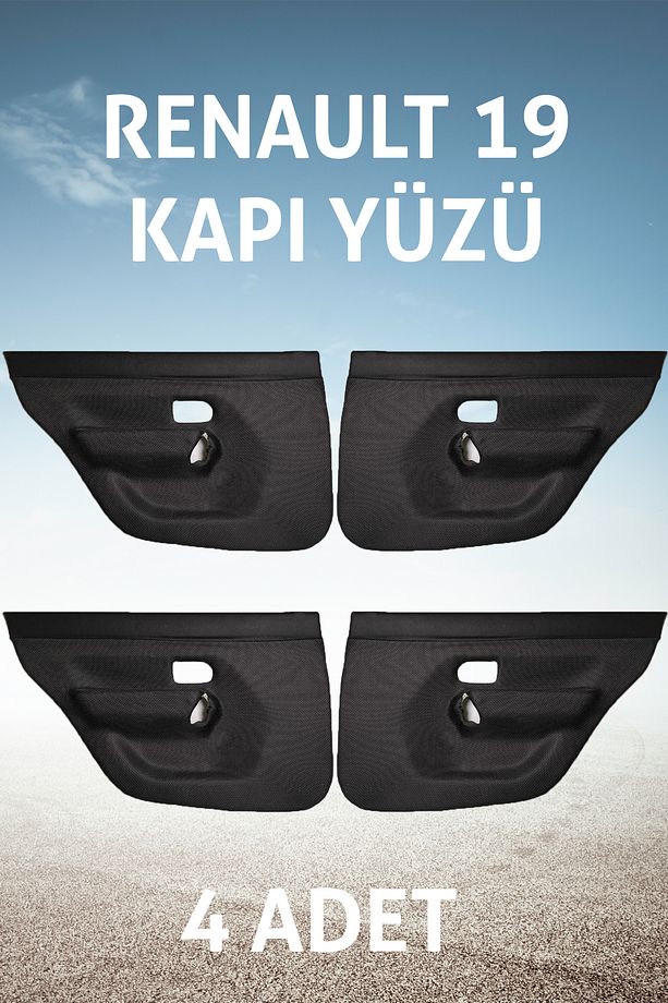 Renault Europa 19 Kapı Döşemesi 4"lü Set 1990/1999 ( Fiber ) - 1