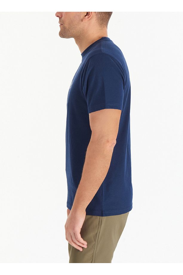 Koyu Lacivert CSC Basic Big Logo Brushed Erkek Kısa Kollu T-Shirt CS0287 CSC M BASIC BIG LOGO BRUSHE - 2