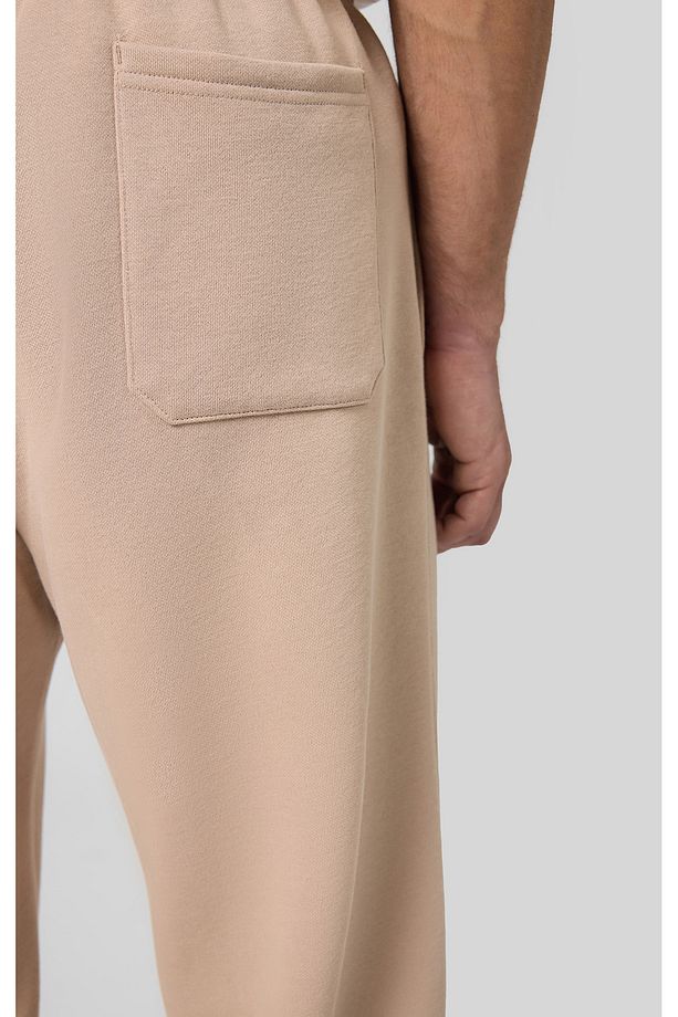 Script Shop Elastic Cuff Pants Kahverengi Erkek Eşofman Altı-220316-MS079 - 6