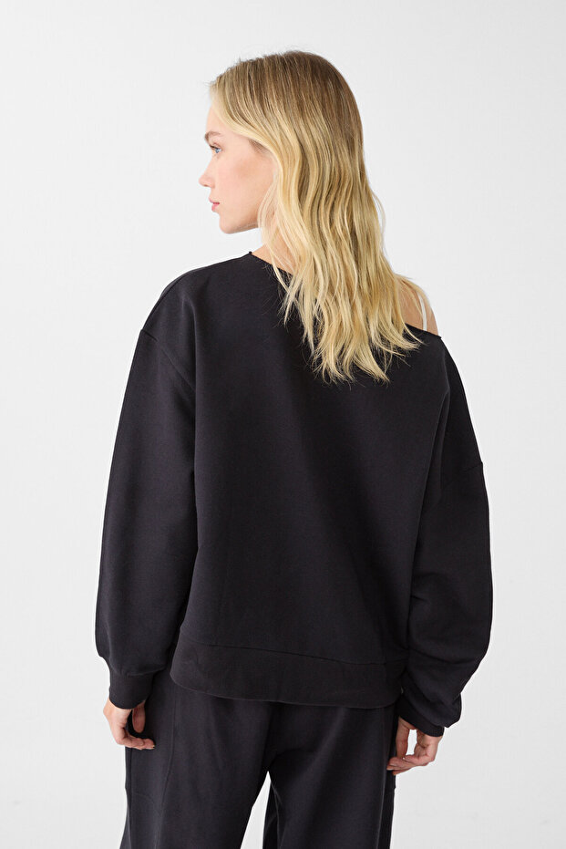 Bisiklet yaka sweatshirt - 3