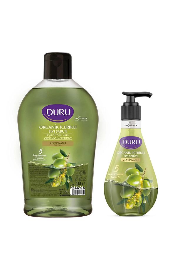 Organik İçerikli Zeytinyağlı Sıvı Sabun 1500 ML 3 adet - 4